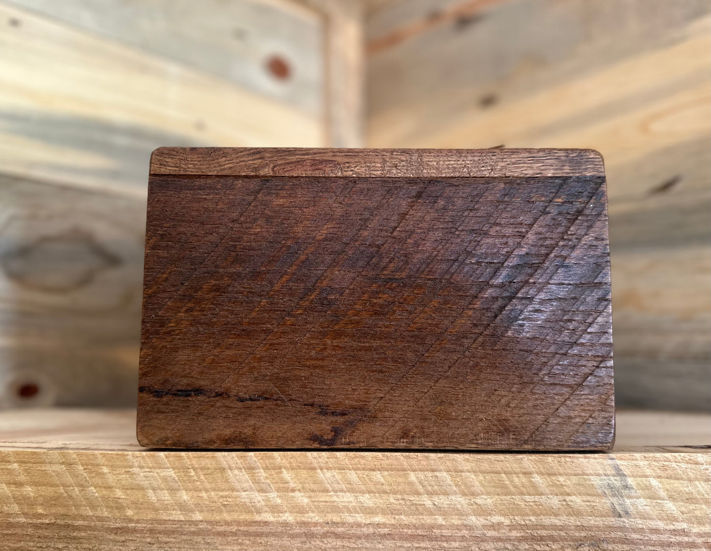 Rustic Oak Urn